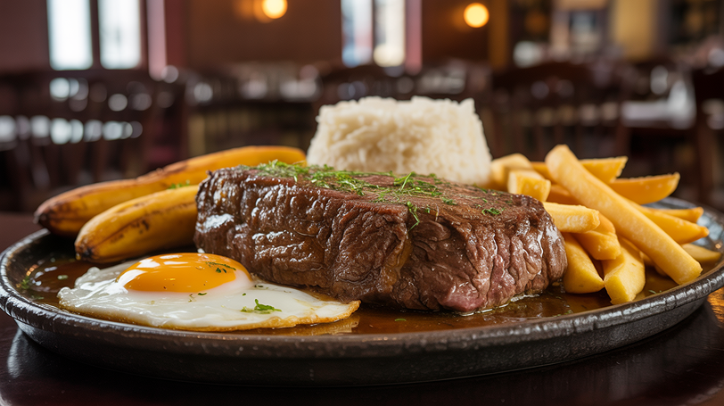 Trabajadores almorzando en Lima